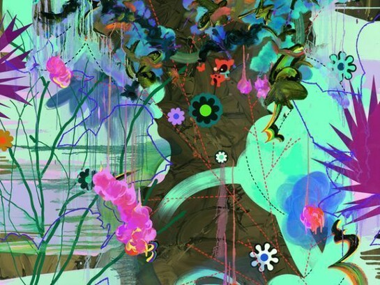 Fiona Rae, We go in search of our Dream, 2007, Private Collection, Courtesy Timothy Taylor Gallery, London