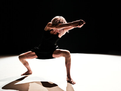 Paola Bianchi in
Energheia © Valentina Bianchi al Festival di Santarcangelo