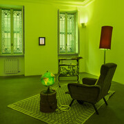Roberto Casti, A melody from the outside, exhibition view. Courtesy of Galleria Simóndi 