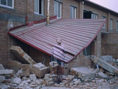Hiding in the city № 02-Suojia Village. © Liu Bolin, co…lished studio