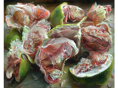 Andrea Kantrowitz, Daughters of Leucippus, 2014, oil on canvas, 48 x 60 inches