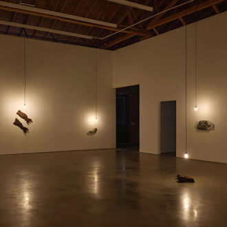 Amol K Patil, The piled up traces, exhibition view. Courtesy of François Ghebaly Gallery