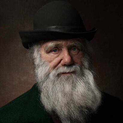 Charles Robert Darwin: pubblicò la sua teoria sull'evoluzione delle specie nel libro L'origine delle specie (1859)