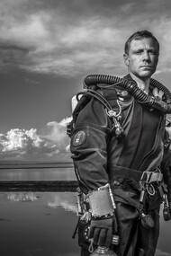 Portrait of an Underwater Explorer by Martin Hartley