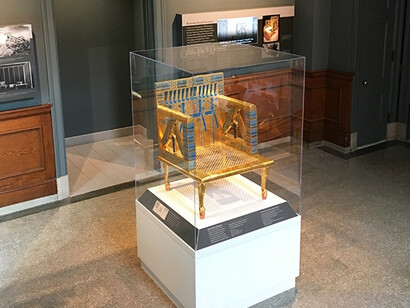 Recreating the Throne of Egyptian Queen Hetepheres. Courtesy of The Harvard Semitic Museum