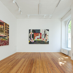 Erik A. Frandsen, Paintings 2025, exhibition view. Courtesy of Hans Alf Gallery 