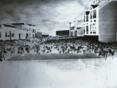 Maxime Duveau, Santana SF Live, 280cmx190cm, Fusain sur papier 