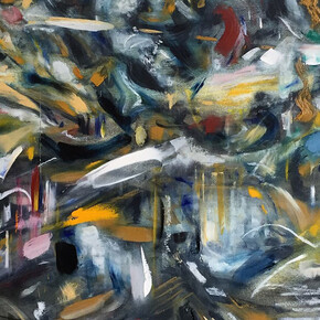 We have made a new world (after Paul Nash), 2017, oil on board, 50x70cm