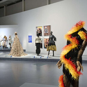 Africa fashion, vista de exhibición. Cortesía del Musée du Quai Branly