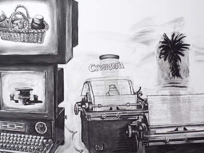 Wendy Morris, Orlando’s Book [Le livre d’Orlando], 2013, Fim d’animation, noir et blanc, son, 3 min 52 s, Courtesy de l’artiste © Wendy Morris