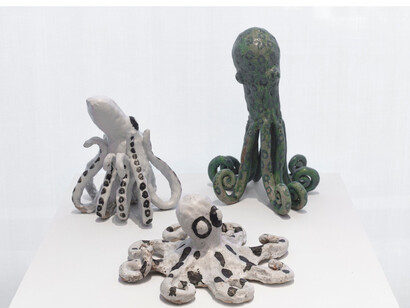 Peter Schlesinger, New sculptures and photographic memories, exhibition view. Courtesy of Sperone Westwater