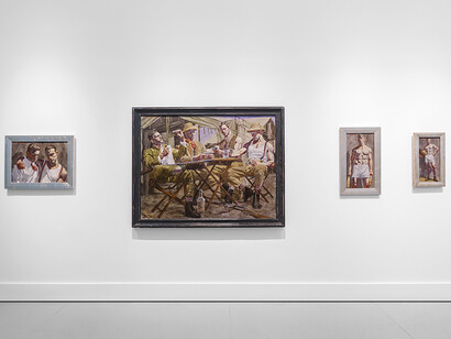 Mark Beard | Bruce Sargeant (1898-1938): Parlor, Gymnasium, and Field. Exhibition view.Courtesy of ClampArt