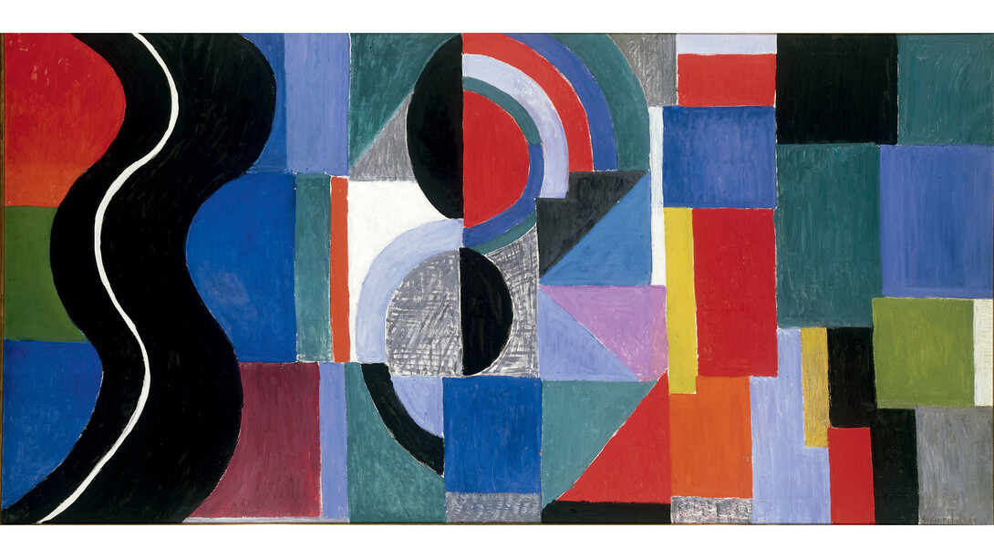 Sonia Delaunay, Syncopated rhythm, so-called The Black Snake 1967, Musée des Beaux-Arts, Nantes, France © Pracusa 2014083