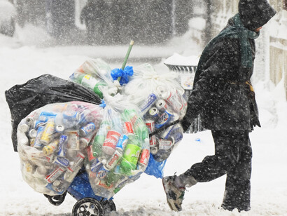 Homeless in wintertime © Getty Images