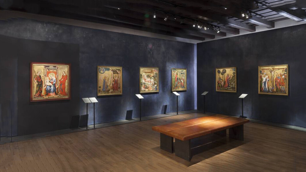 Various artist, Medieval art in bohemia and central Europe 1200–1550, exhibition view. Courtesy of National Gallery
