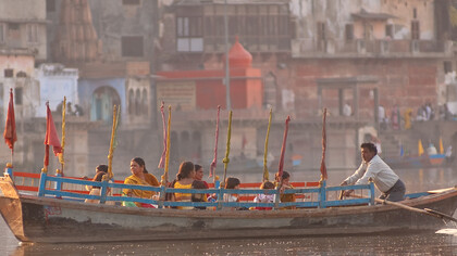 A boat in Mathura