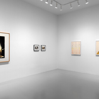 Suzanne Harris and Gordon Matta-Clark, exhibition view. Courtesy of Rhona Hoffman Gallery