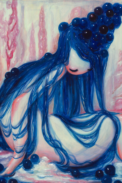 Brandi Milne, Sweet nothing (detail). Courtesy of Corey Helford Gallery