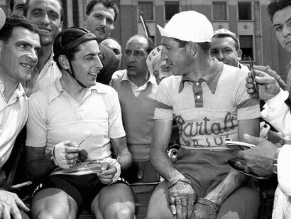 Fausto Coppi e Gino Bartali