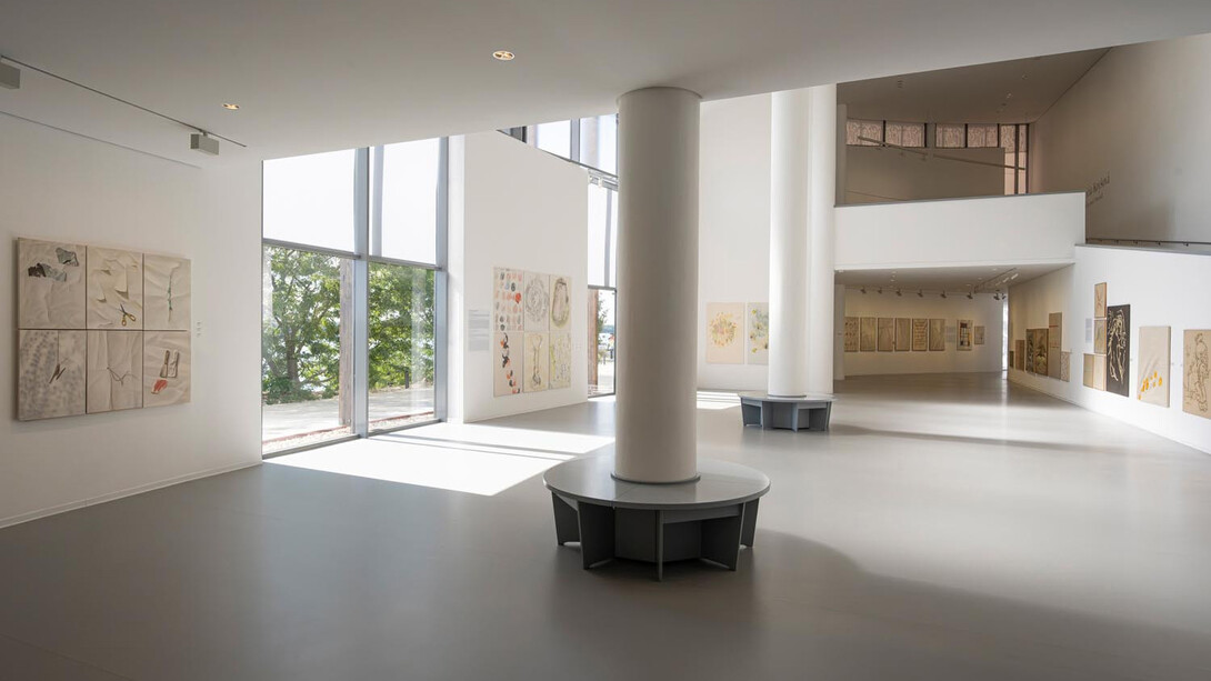 Milan Bočkay, Tail light (Retrospective), exhibition view. Courtesy of Danubiana