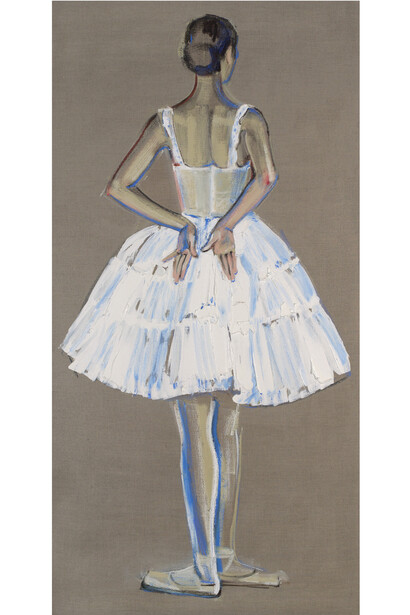 Lavrenty Bruni, Gueule-de-Loup, 2013, oil on canvas, 200 x 100 cm