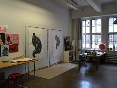 Work in progress, Studio 3, HIAP, Cable Factory, Helsinki