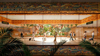  Fotografia cortesia de BIG. Aeropuerto Internacional de  Gelephu, Buthan