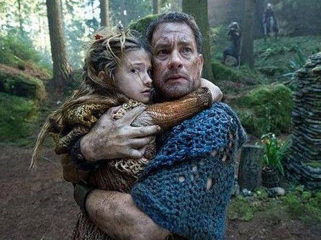 Tom Hanks e Raevan Lee Hanan in Cloud Atlas (2012)