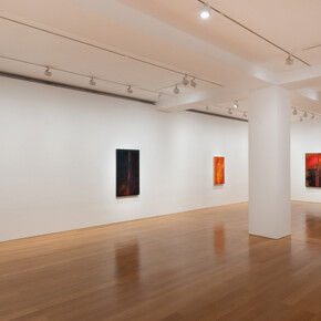 Sterling Ruby, |, exhibition view. Courtesy of Gagosian