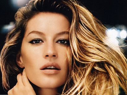 Gisele Bundchen en una sesión fotográfica