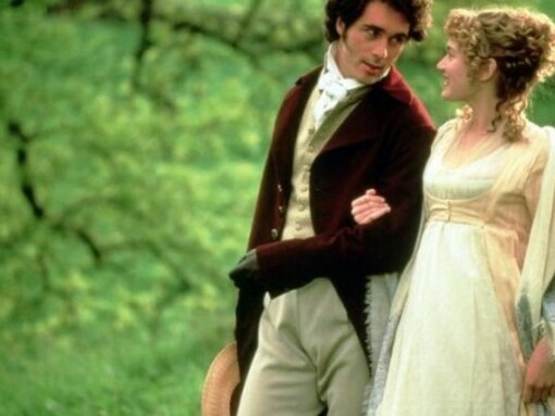 Gli attori Kate Winslet e Greg Wise nel film adattato dal libro di Jane Austen, 1995