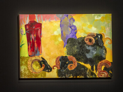 Generator #5, Georgia Gardner Gray, Stones, exhibition view. Courtesy of Museum der Moderne