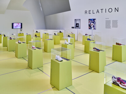 Nike. Form follows motion, exhibition view. Courtesy of Vitra Design Museum