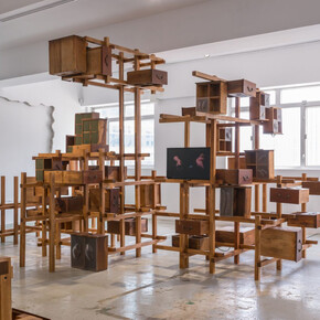 Take turns, exhibition view. Courtesy of Para Site 