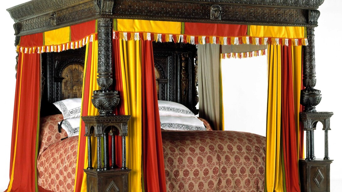 The Great Bed of Ware, 1590 – 1600, England. Museum no. W.47-1931. © Victoria and Albert Museum, London