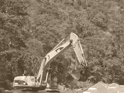 Dragado de arena del río Tempsique, Costa Rica