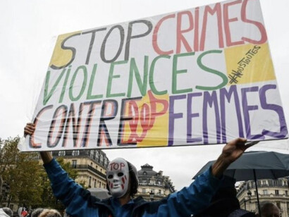 Rassemblement contra la violence contre les femmes