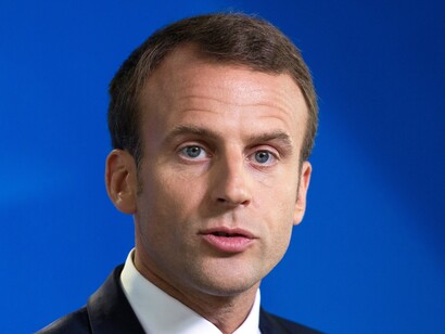 E. Macron, presidente de Francia 