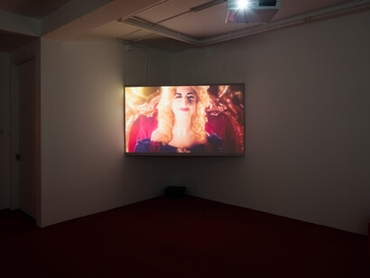 Rachel Maclean, 'Please Sir', 2014, installation view, Rowing, London. Photo: Plastiques photography