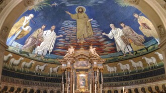 Il Catino absidale con il Mosaico del VI secolo, ph. Roberto Luciani