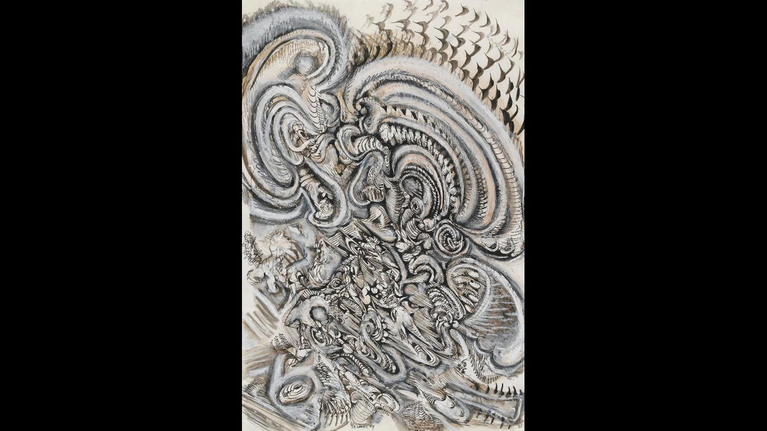 Jean-Jacques Lebel, Sans titre (1959). Courtesy of Centre Pompidou