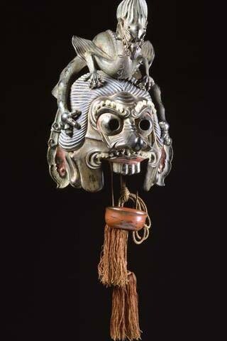 Bugaku mask, 18th century, Japan. Museum no. W.516-1922. © Victoria and Albert Museum, London