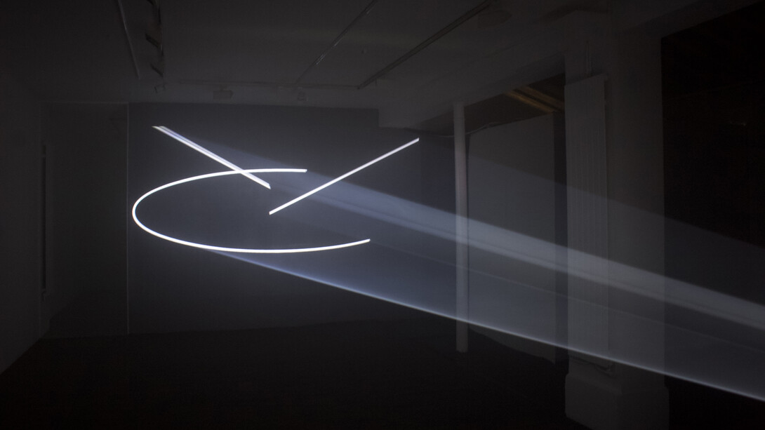 Anthony McCall, Raised voices, 2020. Courtesy of Sprüth Magers