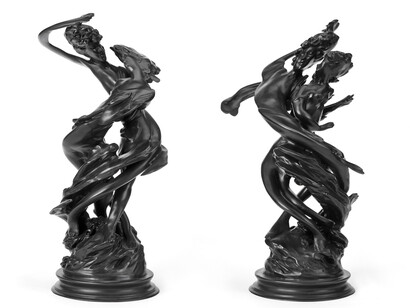 Wim Delvoye, ‘Daphnis & Chloe (Clockwise & Counterclockwise)’ (2009)