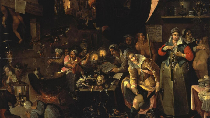 Frans Francken, La cucina delle streghe