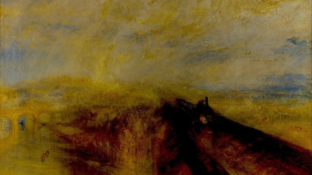 «Lluvia, vapor y velocidad — El gran ferrocarril del Oeste» (1844), Turner