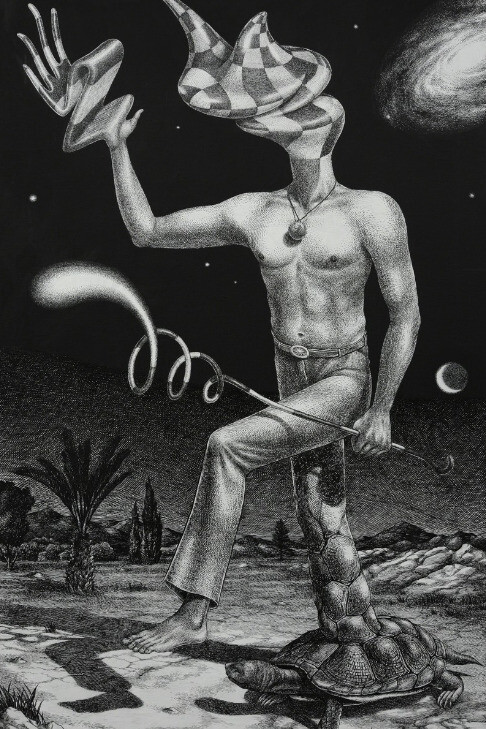 The Earth is Flat. Courtesy of Mirus Gallery