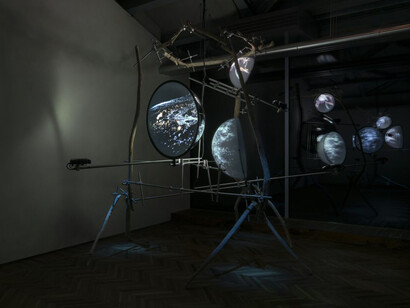 Hito Steyerl, The island, exhibition view. Courtesy of Fondazione Prada Ossevetorio