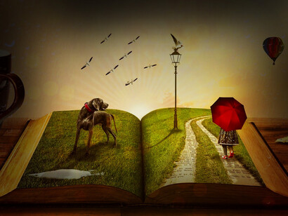 Leggere un libro trasporta in una magica dimensione. Le storie sono magie, viaggi immaginari e interminabili