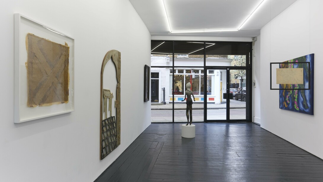 Installation view, Material Girls and their Muses, 2024. Courtesy of Vitrine London/Basel. Photographer: Jonathan Bassett